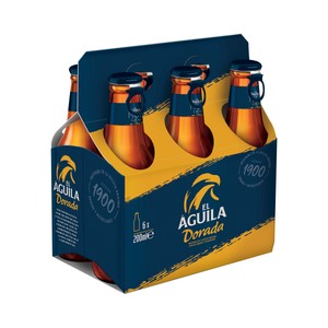 Imagen de EL AGUILA DORADA Cerveza pack de 6 botellas de 20 cl.