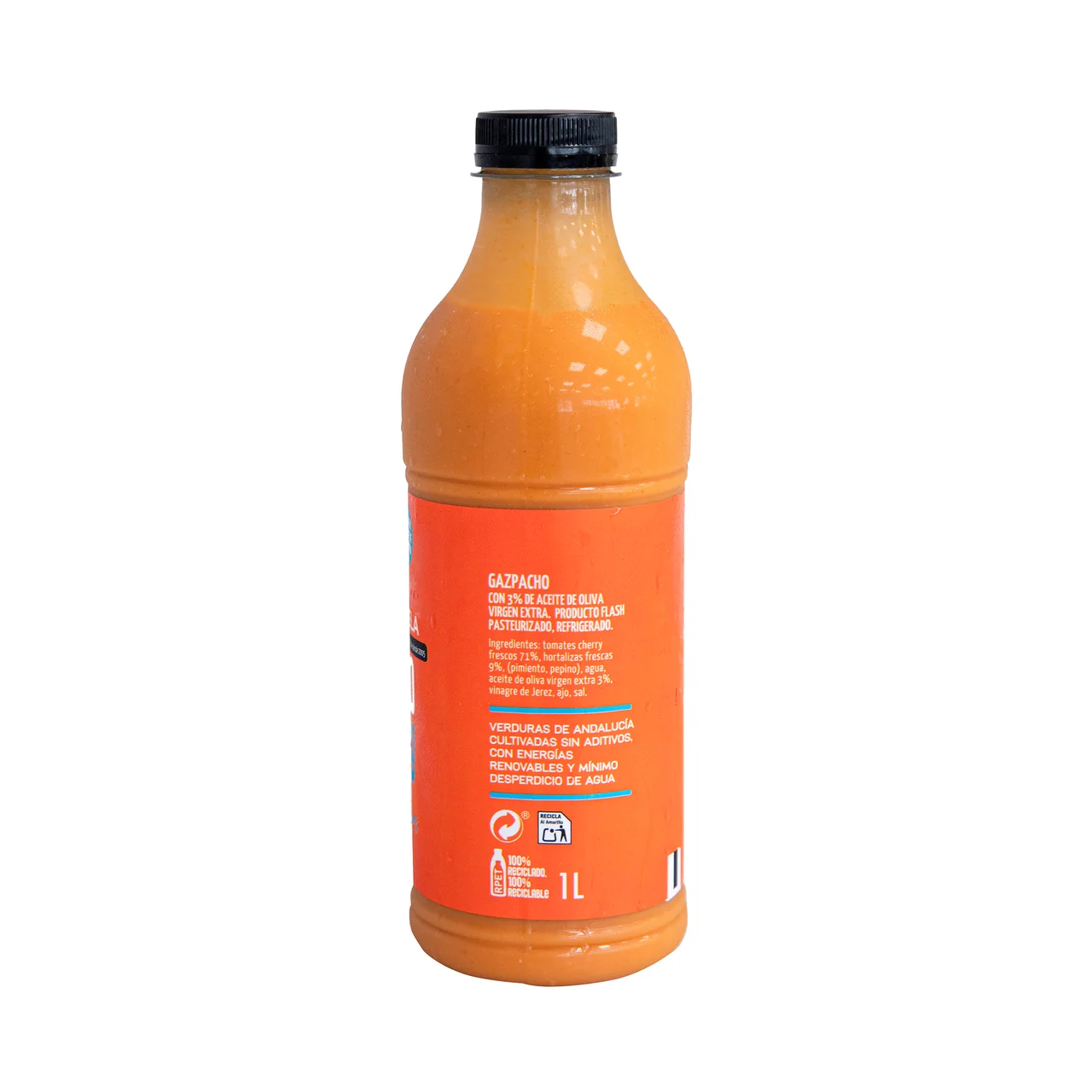 LA PARCELA Gazpacho de cherry, sin gluten y con aceite de oliva virgen extra LA PARCELA 1 l.