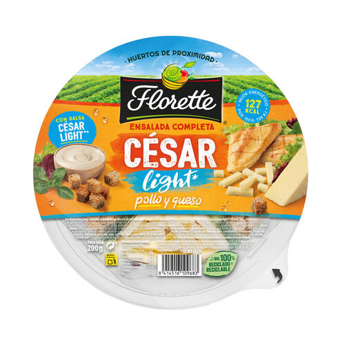 Ensalada completa César light FLORETTE 205 g. 