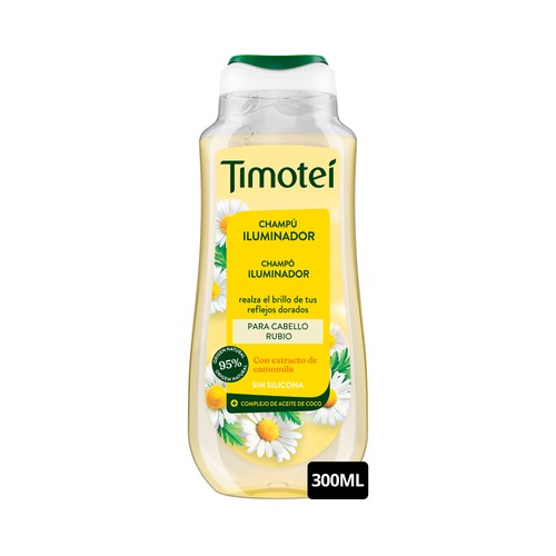 TIMOTEI Champú iluminador para cabellos rubios 300 ml.