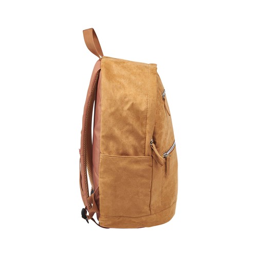 Mochila juvenil color marrón con un compartimento y doble bolsillo exterior, 30x40x20cm YOUNG'S ATTITUDE ALCAMPO.