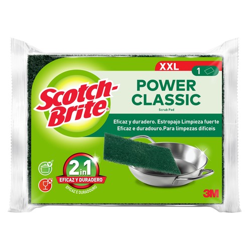 SCOTCH-BRITE Classic Estropajo XXL de fibra verde.