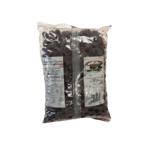 FERNANDO ALCOBER Aceitunas negras naturales con hueso FERNANDO ALCOBER 1 kg.