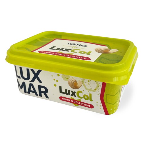 LUXMAR Tarrina de margarina vegetal con un 40% de materia grasal LUXMAR Luxcol 225 g.