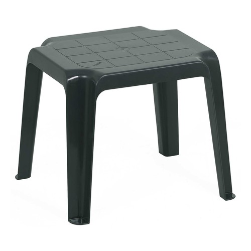 Mesa de jardín auxiliar color verde con medidas 41x36x38cm, PLASTICOS JOLUCE.