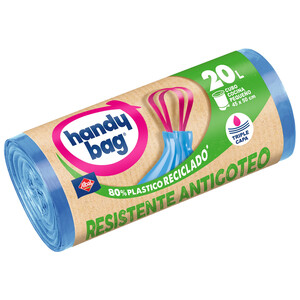 Imagen de HANDY BAG Bolsas de basura antigoteo 15 bolsas 20 L.