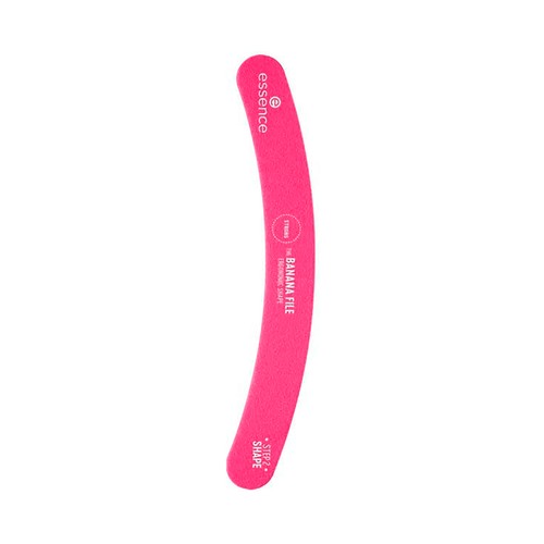 Lima de uñas de dos lados y con dos granulados distintios ESSENCE Banana file.