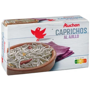 PRODUCTO ALCAMPO Sucedáneo de angulas al ajillo lata de 50 gr.