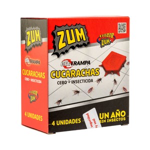 Gel trampas cucarachas (cebo + insecticida) 4 uds.