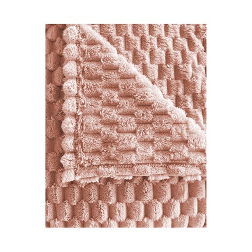 Plaid 130x170cm, franela con relieve, ACTUEL