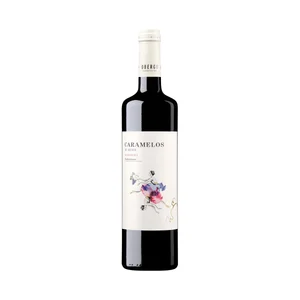 CARAMELOS Vino tinto con D.O. Somontano CARAMELOS de Obergo botella de 75 cl.