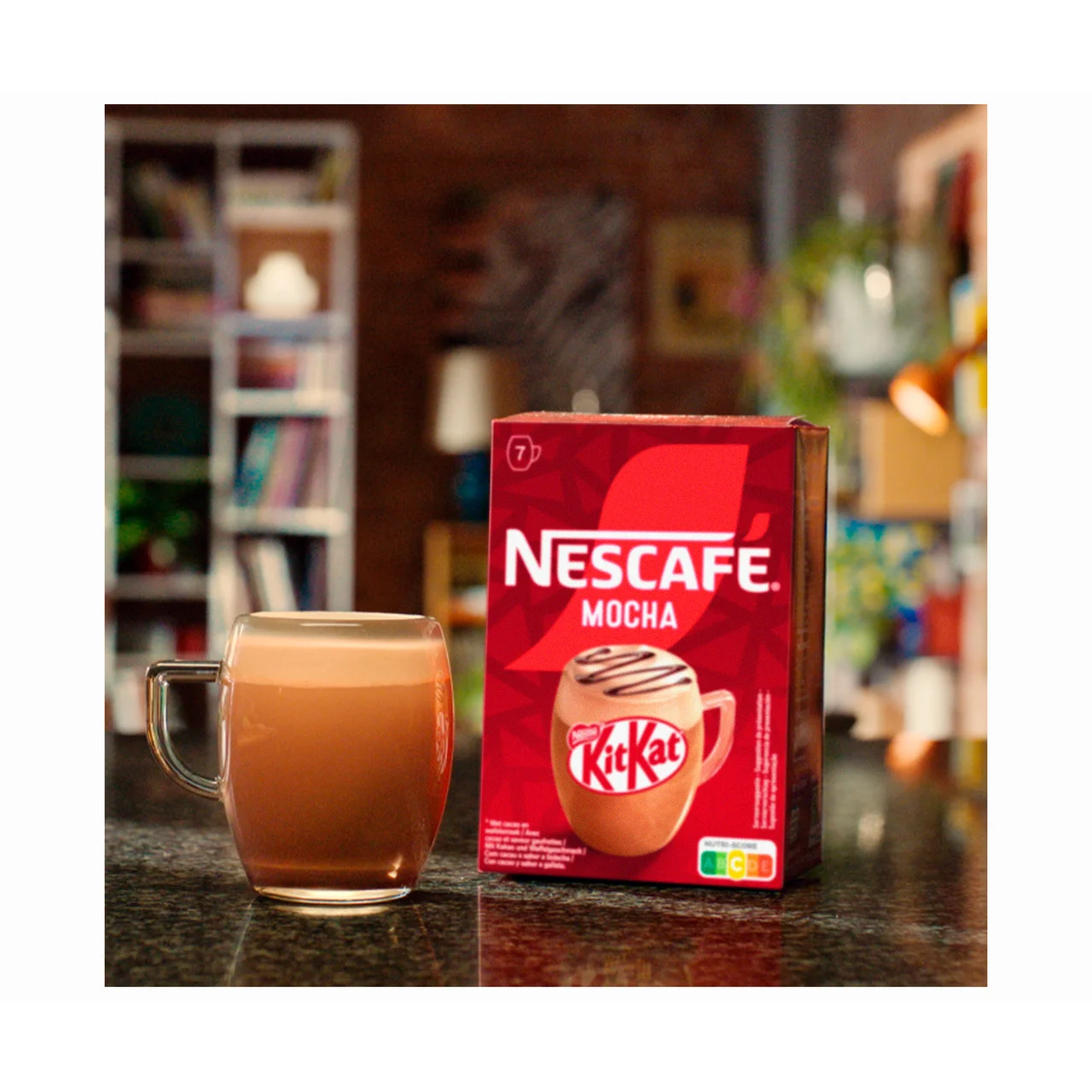 Café capuccino mocha kit kat 7 sobres 147 gr.