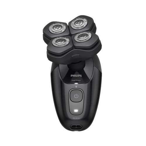 Afeitadora cabeza PHILIPS Head Shaver Pro 5000 HS5980/15, cuchillas Comfortcut, cabezales flexible 360º.