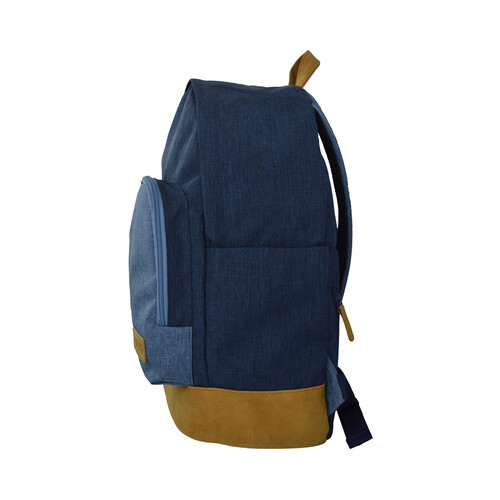 Mochila de viaje con varios compartimentos en tonos azules con capacidad para 18L, AIRPORT ALCAMPO.