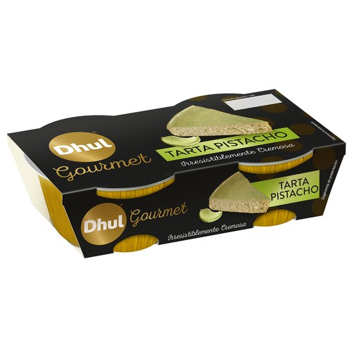 DHUL Gourmet Tarta cremosa de pistacho 2 x 100 g.