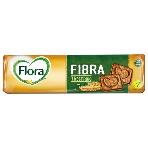 FLORA Galletas de fibra 185 g.