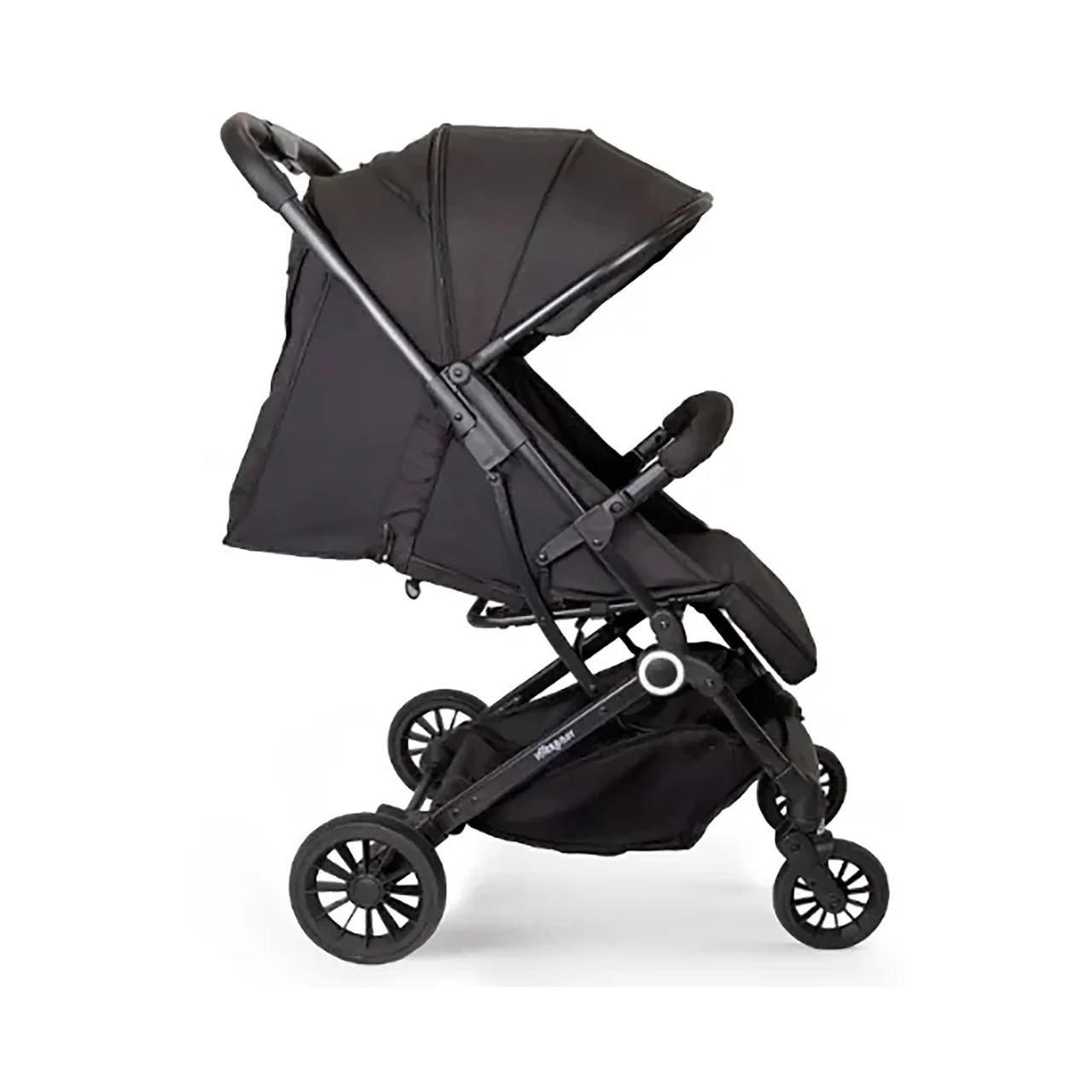 Silla de paseo plegable, color negro