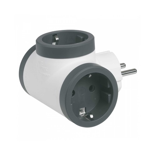Adaptador de 3 tomas, LEGRAND.