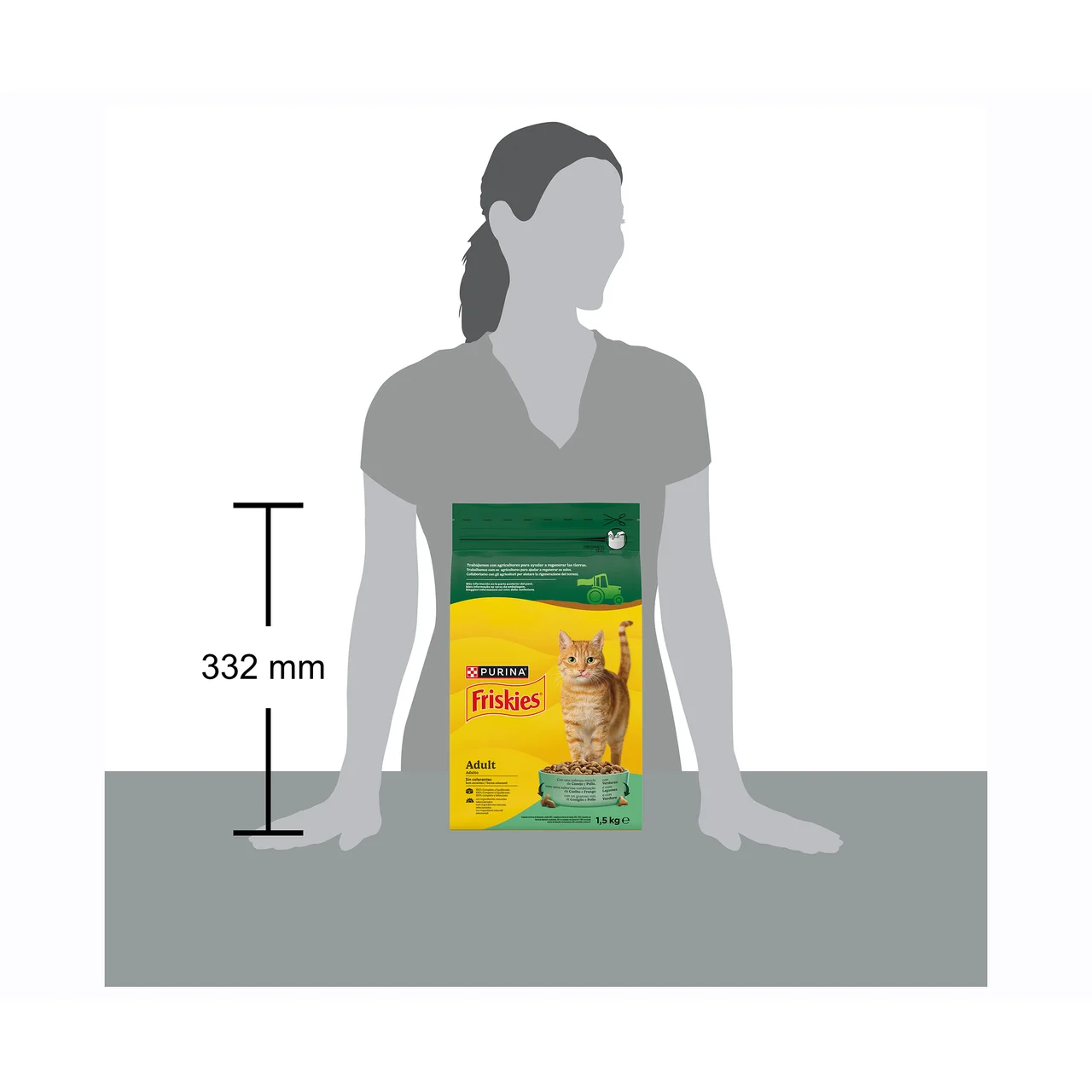 Pienso para gatos a base de conejo, pollo y verduras 1,5 kg