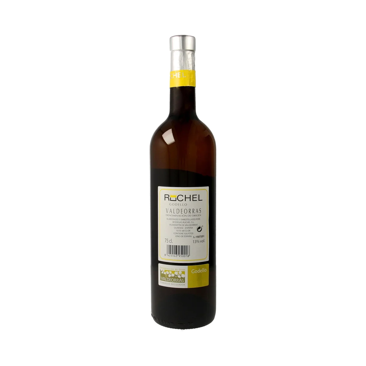 RUCHEL  Vino blanco con D.O. Valdeorras RUCHEL botella de 75 cl.