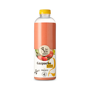 Imagen de BO DE DEBÓ Gazpacho de sabor suave con aceite de oliva virgen extra, sin pepino 1 l.