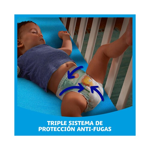 Pañales talla 4, para niños de 9 a 14 kilogramos DODOT Bebé-seco 116 uds.