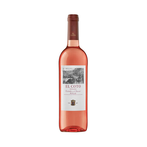 EL COTO  Vino rosado con D.O. Ca. Rioja EL COTO botella de 75 cl.
