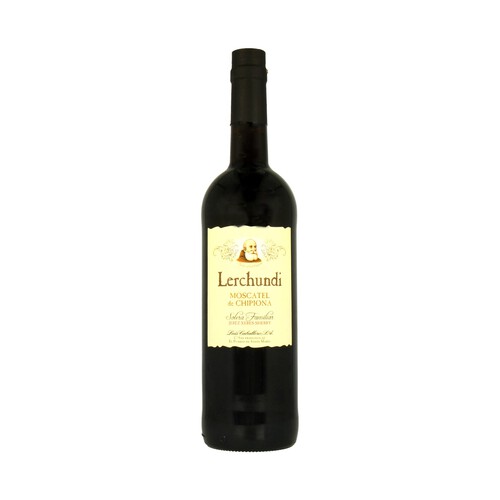 LERCHUNDI  Vino dulce moscatel con D.O. Jerez LERCHUNDI botella de 75 cl.