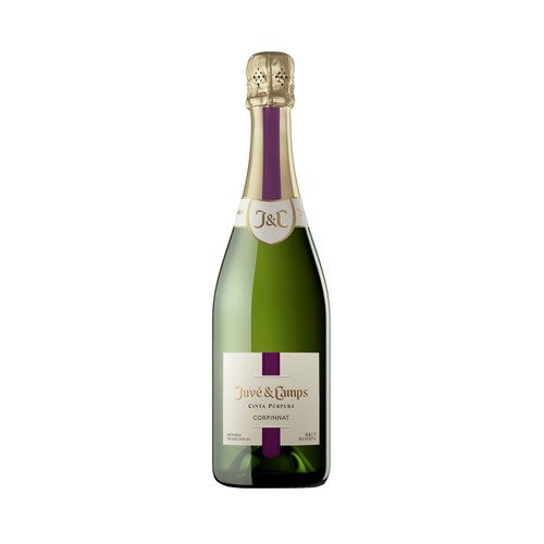Cava brut reserva JUVE & CAMPS Cinta púrpura botella de 75 cl.