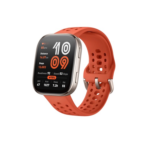 Smartwatch Amazfit BIP 6, color rojo 5 cm (1.97")