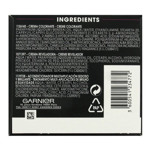 GARNIER Olia Tinte de pelo permanente color capuccino, tono 5.3.