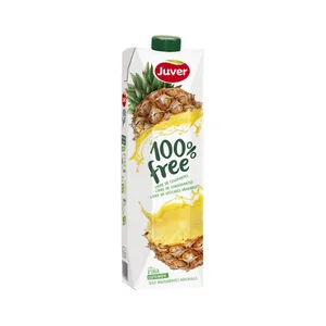 JUVER Zumo piña, bebida 100% Free 1 l.