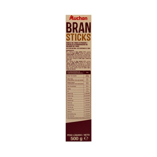 PRODUCTO ALCAMPO Cereales extrusionados de salvado de trigo 500 g.
