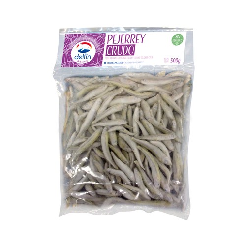 DELFÍN Pejerrey crudo y ultracongelado DELFÍN 500 g.