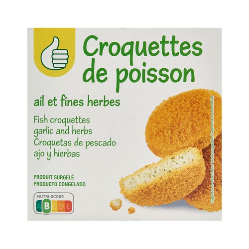 PRODUCTO ECONOMICO ALCAMPO Croquetas de pescado con ajo y finas hierbas 6 uds. 300 g.
