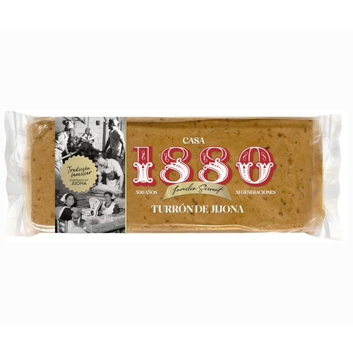 1880 Turrón de Jijona sin gluten 400 g.