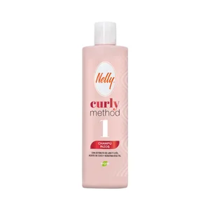 NELLY Curly method champú con keratina vegetal para cabellos rizados 400 ml.