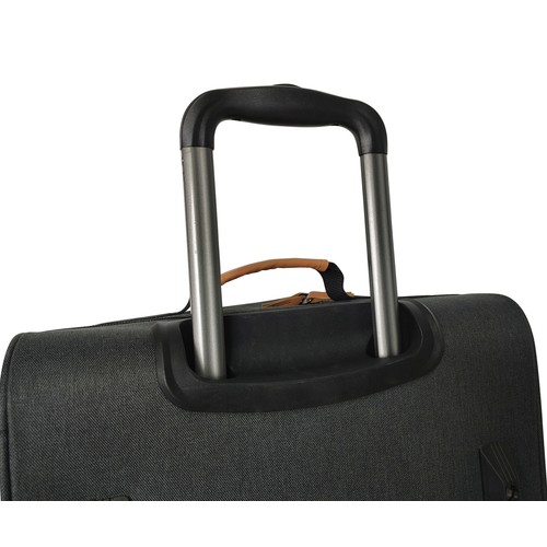 Trolley con doble compartimento gris 75 cm, Globe Trotters AIRPORT ALCAMPO.