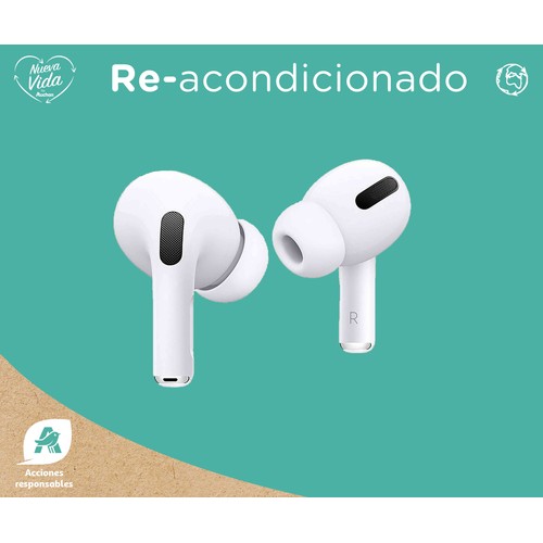 APPLE AirPods Pro (REACONDICIONADO), control táctil, 2 micrófonos.