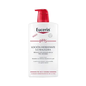 EUCERIN Loción hidratante ultra ligera, para pieles secas y sensibles EUCERIN PH5 1 l.
