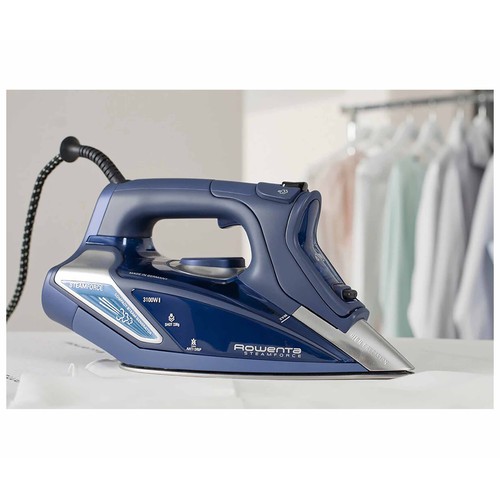 Plancha de vapor ROWENTA SteamForce DW9240D1, suela láser, potencia: 3100W.
