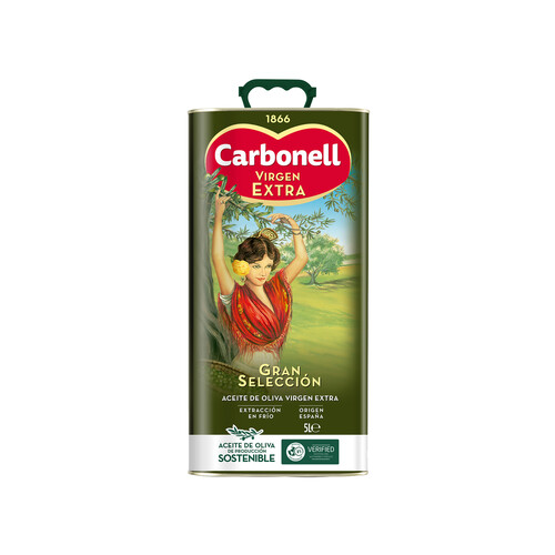 CARBONELL GRAN SELECCION  Aceite de oliva virgen extra lata de 5 l.