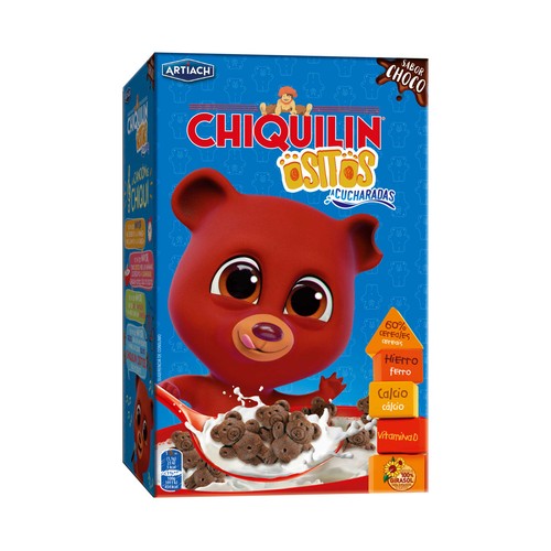 Galletas de chocolate con forma de ositos CHIQUILÍN OSITOS 450 gr,