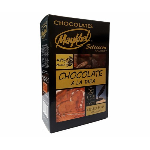MAYKHEL Chocolate negro 48% a la taza MAYKHEL 250 g.