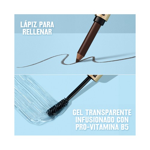 REVLON Colorstay brow fantasy tono 003 Medium brown Lápiz delineador de cejas 3 en 1.