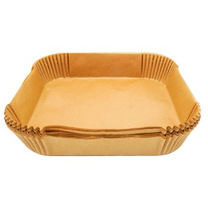 Imagen de 75 unidades de bandejas desechables cuadradas de 20cm para Freidora de Aire ACTUEL.