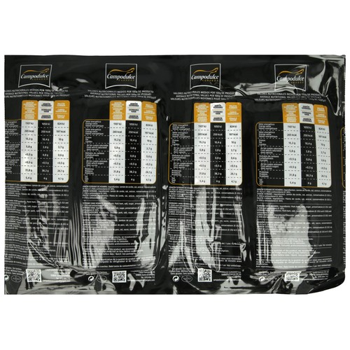 CAMPODULCE Jamón serrano de bodega, cortado en lonchas CAMPODULCE 2 x 200 g.