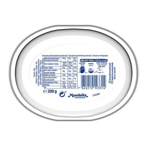 PHILADELPHIA Queso de untar natural PHILADELPHIA 200 g.