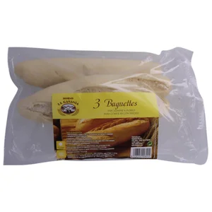 LA GAÑANÍA Baguettes precocidas 3 uds. 345 g.