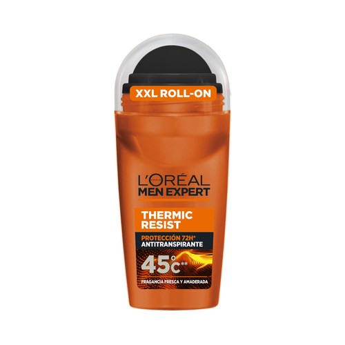 L´ORÉAL PARIS Men expert thermic resist Desodorante roll on para hombre, antitranspirate hasta 72 horas 50 ml.